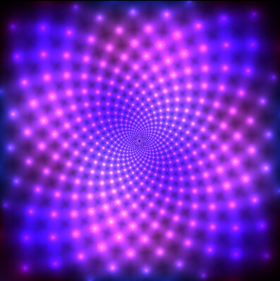 Bright neon light art background vector set 10