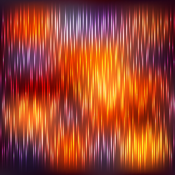 Bright neon light art background vector set 14