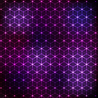 Bright neon light art background vector set 17
