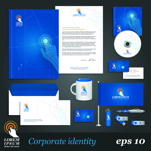 vector template template identity corporate 