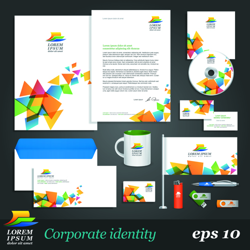 vector template templates template kit identity corporate 