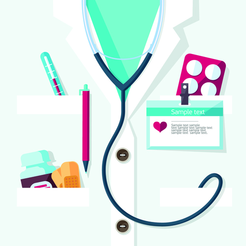 Creative design medical tool vector material 03