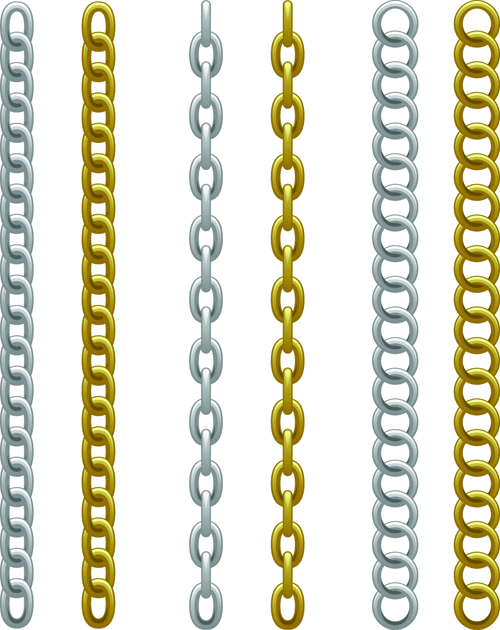 metal different chain borders border 