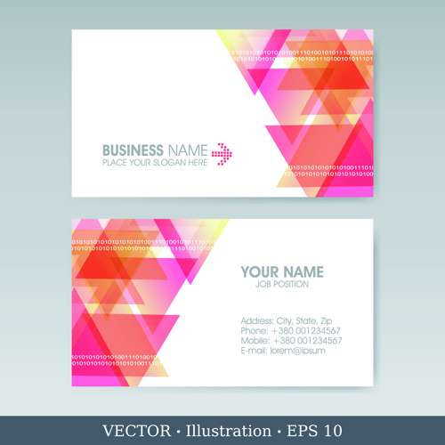 illustration elegant business cards business 