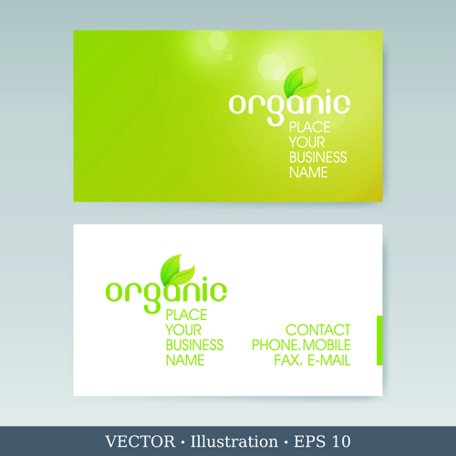 Elegant business cards vectors illustration set 02