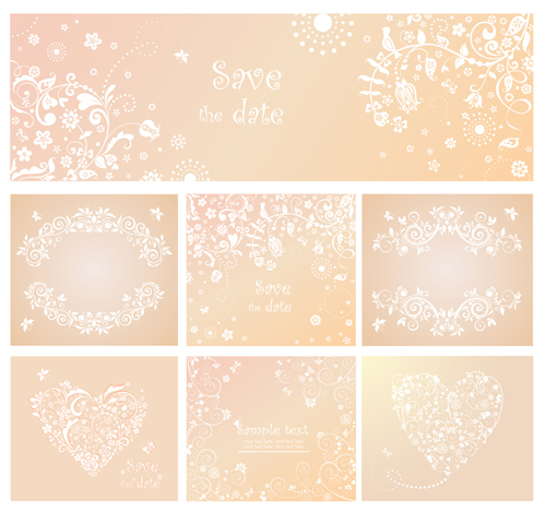 rnaments floral background vector 02 Elegant ornaments floral background vector 02