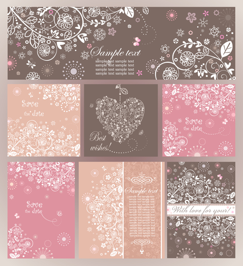 rnaments floral background vector 03 Elegant ornaments floral background vector 03