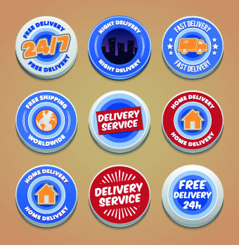 Vintage Label and badges design elements 09