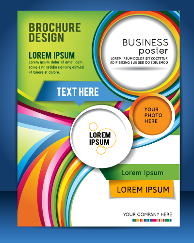 nd cover brochure vector material 03 Modern business flyer and cover brochure vector material 03