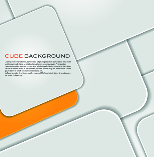 modern cube background vector background 