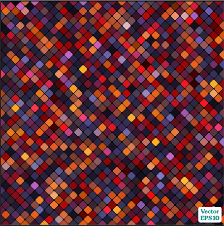 shiny pattern vector multicolor mosaic 
