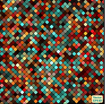 shiny pattern vector pattern multicolor mosaic 