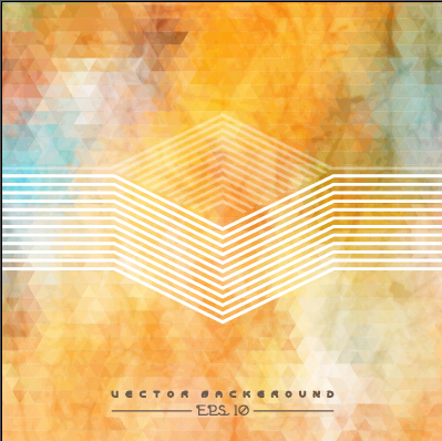 Polygons blurred background vector material 01