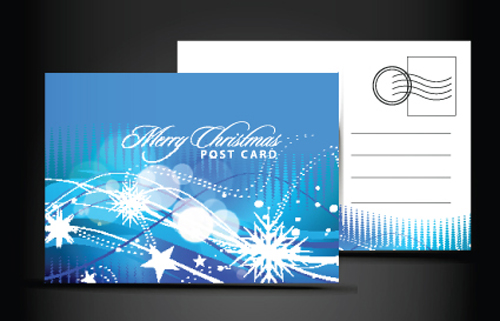 Set of 2013 Christmas greeting card vector material 03