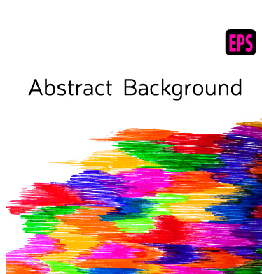 Watercolor colourful background abstract vector 02