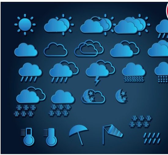 weather icon blue 