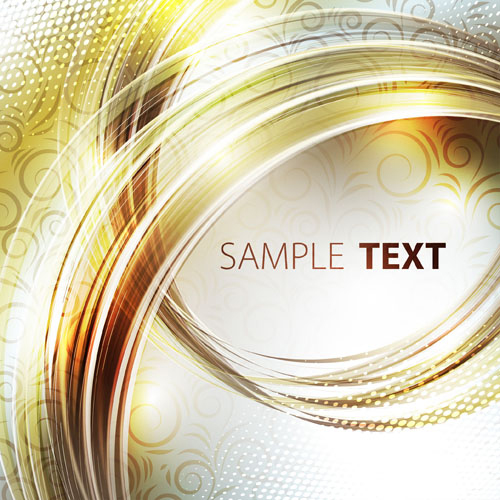 Abstract of Swirl Waves background vector 01