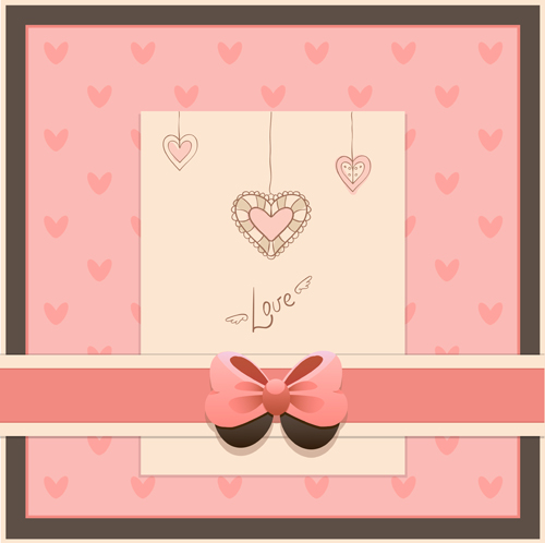 Baby photo background vector set 04