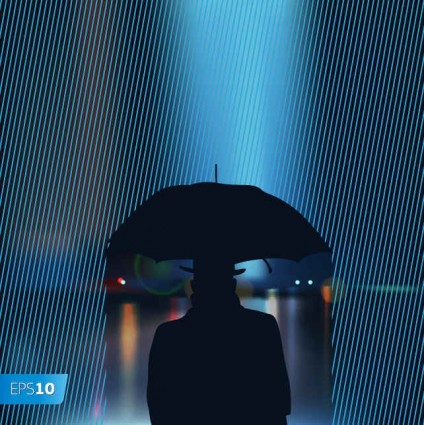 Rain king background shiny vector Rain king background shiny vector