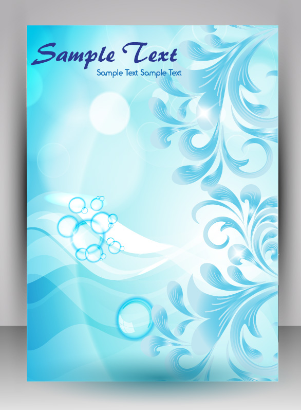 flyer and brochure background vector 04
