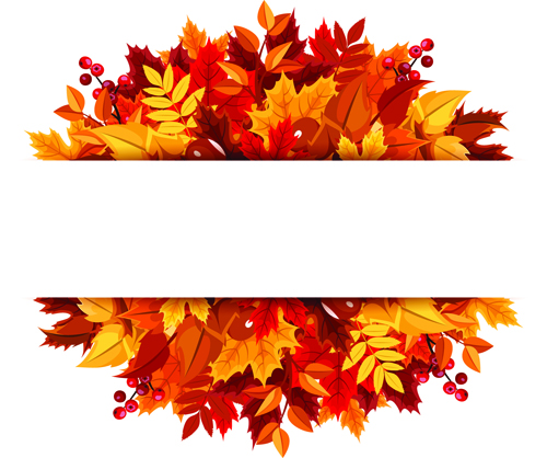 leaves vector background graphics 02 Beautiful autumn leaves vector background graphics 02