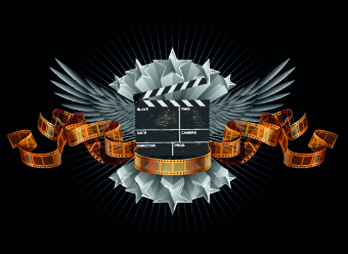Cinema design elements vector 01