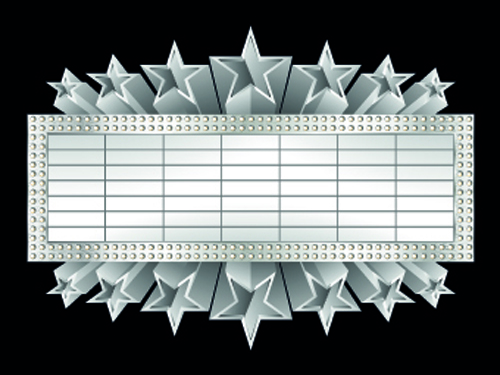 Cinema design elements vector 03