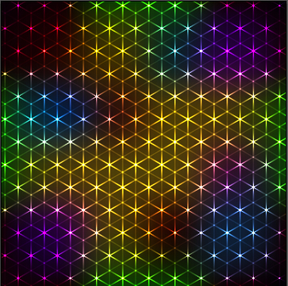 Bright neon light art background vector set 08