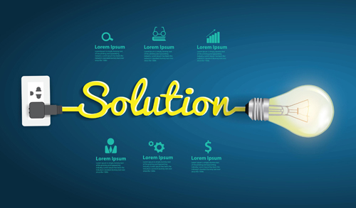 Bulb infographic creative template 01 vector Bulb infographic creative template 01 vector