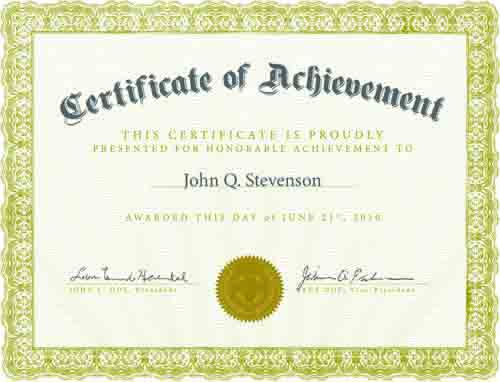 Certificate cover template vector graphics 01