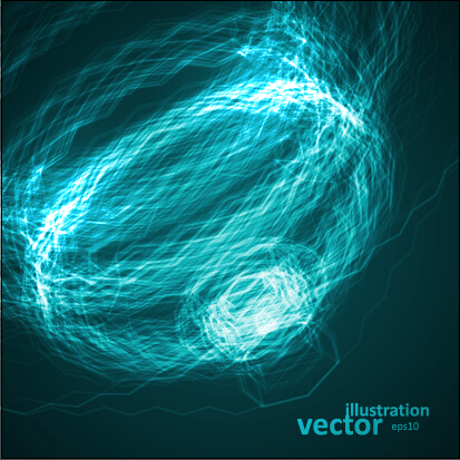 Colored rays abstract vector illustration 03
