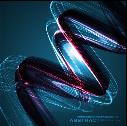 Colored rays abstract vector illustration 05