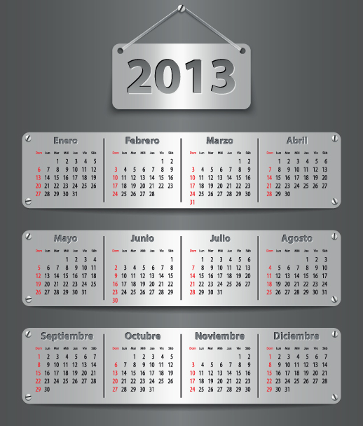 elements element calendars calendar 2013  
