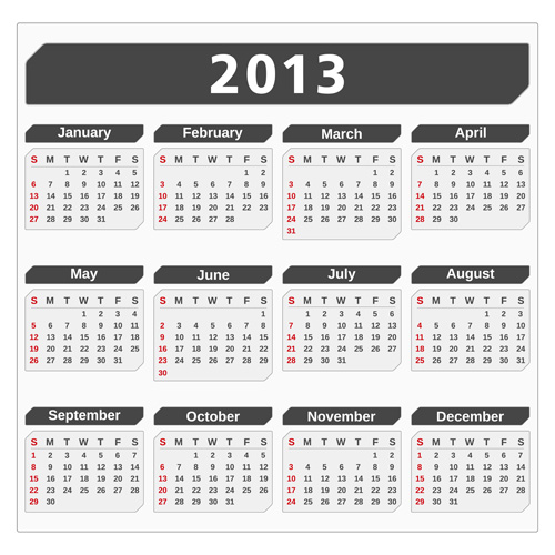 elements element creative calendars calendar 2013 