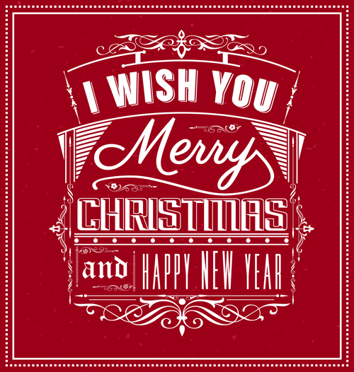Creative Xmas red background graphics