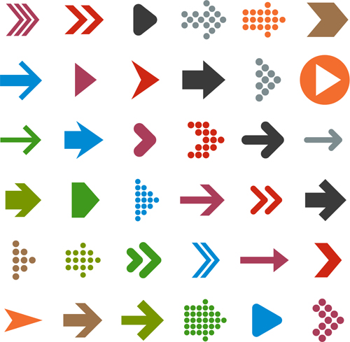 vector material logos logo different arrows arrow 