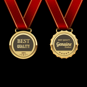Gorgeous medal award vector 06