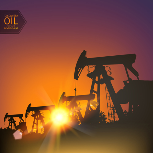 oil development background 