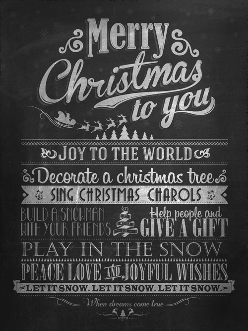 Retro font christmas background vector background 