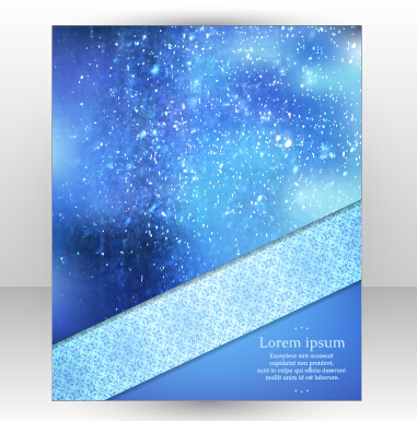 stylish cover brochure abstract 