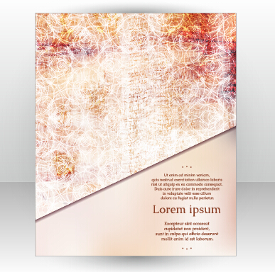 stylish cover brochure abstract 