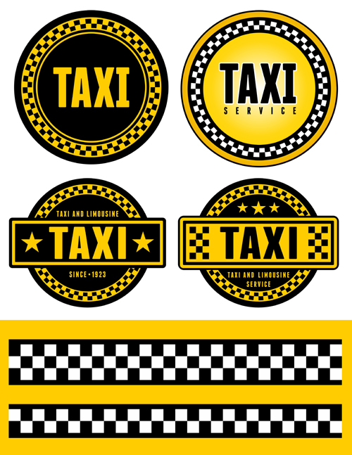 taxi labels label 