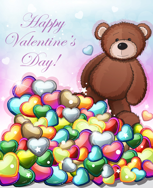 valentines teddy bear cards 