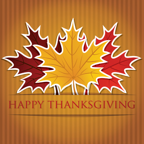 Thanksgiving background with maple leaf vector design 05 Thanksgiving background with maple leaf vector design 05