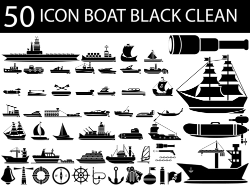 Transportation Icons vector set 03