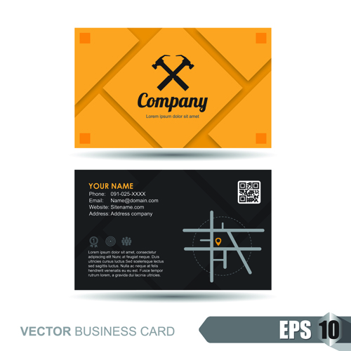 template company business cards business 