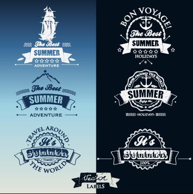 travel summer labels label dark blue 