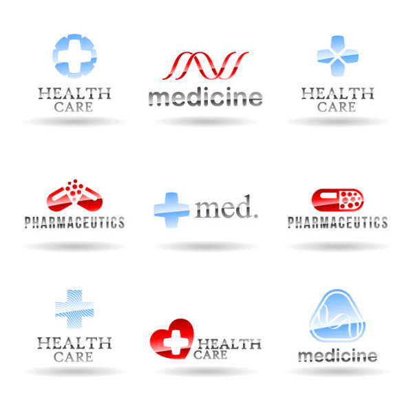 Different style of logos design elements vector 03