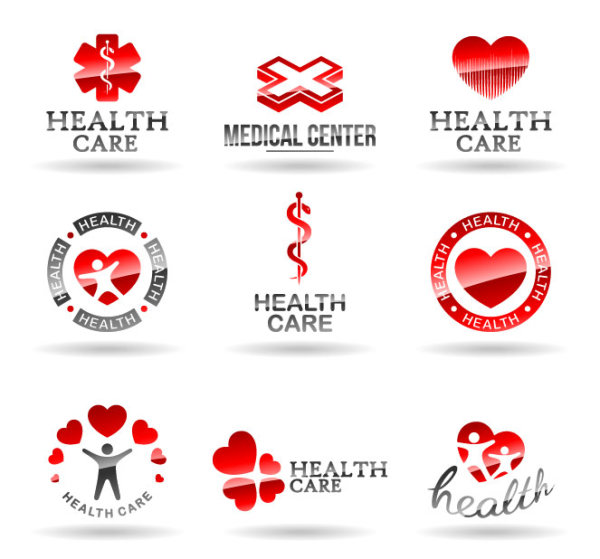 Different style of logos design elements vector 04