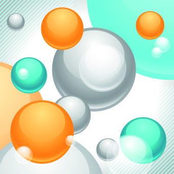 3D Geometric shapes backgrounds 05